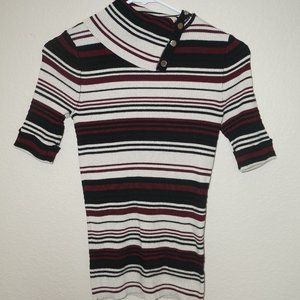 White House Black Market Striped Sweater XS